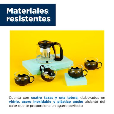 Set para té negro 5 pzas 700 ml - Miniso