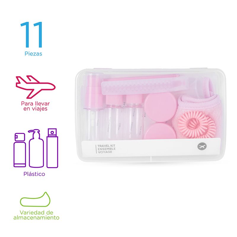 Set-de-botellas-viaje-x-11-pzs-rosa-Miniso-3-1054