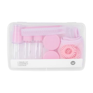 Set de botellas viaje x 11 pzs rosa - Miniso