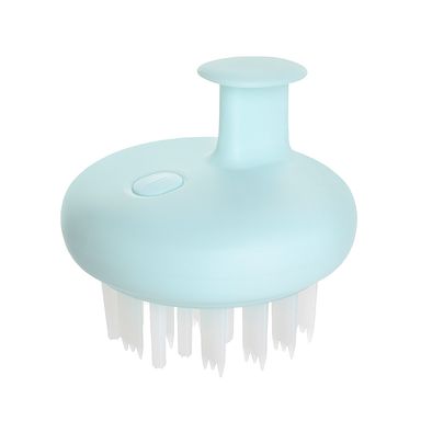 Cepillo para cabello masajeador de shampoo azul -  Miniso