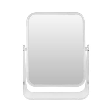 Espejo tipo vanity cuadrado de dos caras giratorio magnificación x2 -  Miniso