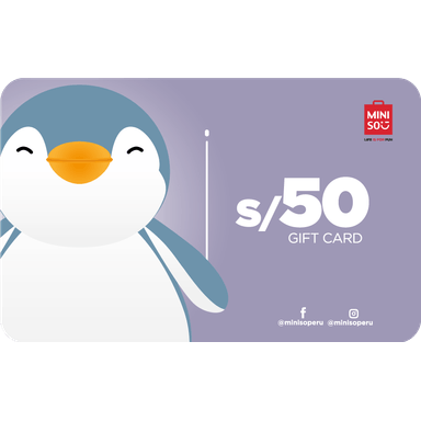 Gift card 50 soles - Miniso
