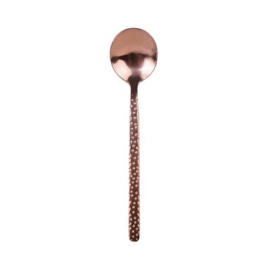 Cuchara de té antideslizante x 1 pza estilo europeo oro rosa -  Miniso