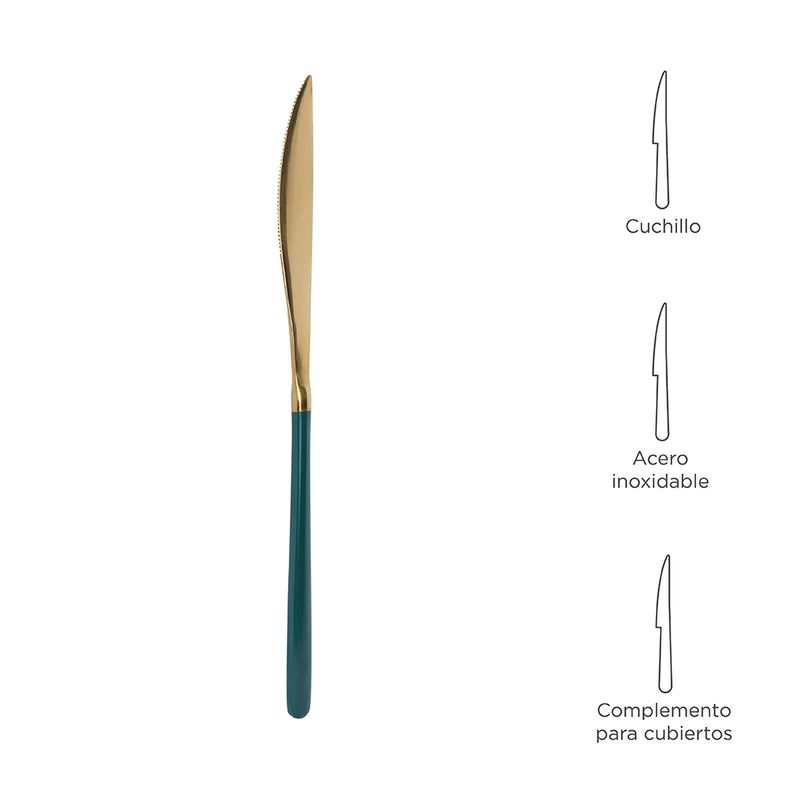 Cuchillo-con-mango-grande-dorada-light-luxury-verde-y-dorado-Miniso-3-6728