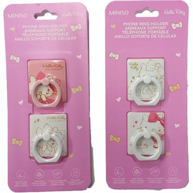 Soporte para celular en forma de anillo hello kitty 2 pzas -  Sanrio
