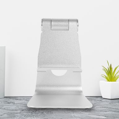 Soporte para celular plegable de escritorio plateado -  Miniso