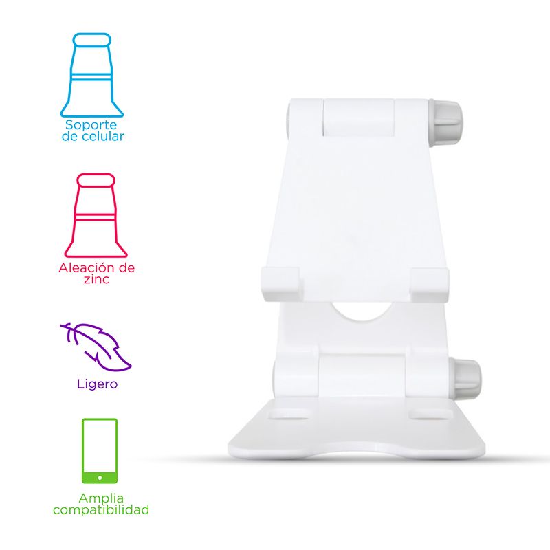 Soporte-para-celular-de-escritorio-plegable-port-til-blanco-Miniso-3-5012