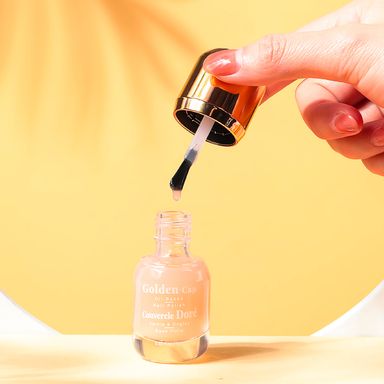 Esmalte para uñas a base de aceite con tapa dorada 03 base coat -  Miniso