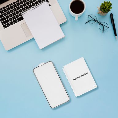 Mica pantalla completa 2.5d de vidrio templado claro con tecnologia de serigrafia para iphone 13 mini -  Miniso