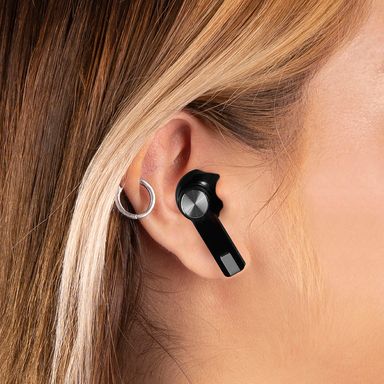 Audífonos half in ear tws modelo 118 negro -  Miniso