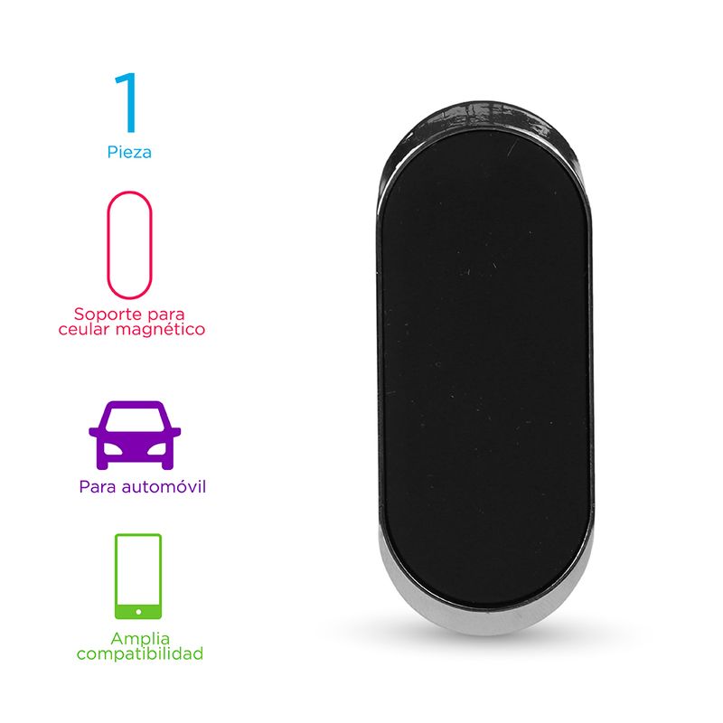 Soporte-para-celular-para-automovil-magn-tico-con-rotacion-360-plateado-Miniso-3-9817
