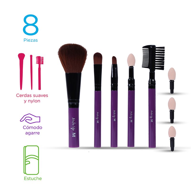 Set-de-brochas-de-maquillaje-con-puntas-aplicadoras-de-sombras-de-ojo-morado-5-pzas-Miniso-3-9908