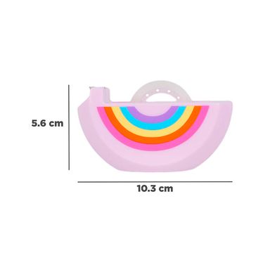 Despachador de cinta adhesiva arcoiris - Miniso
