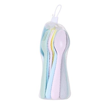 Juego de cubiertos ecológicos cuchara + tenedor + cuchillo mixto 18 pzs -  Miniso