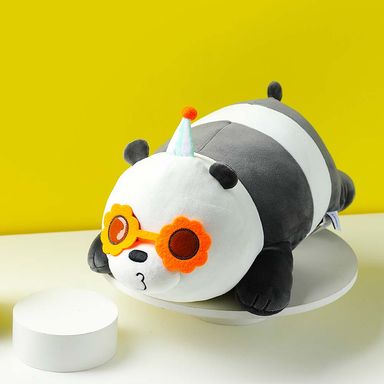 Peluche panda lying plush toy 38 cm -  We Bare Bears