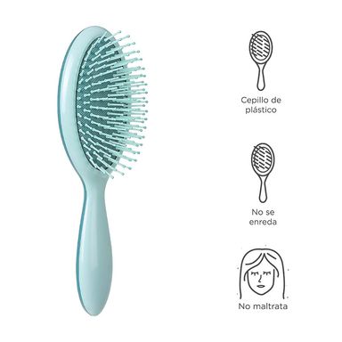 Cepillo para cabello de cojín bicolor verde -  Miniso