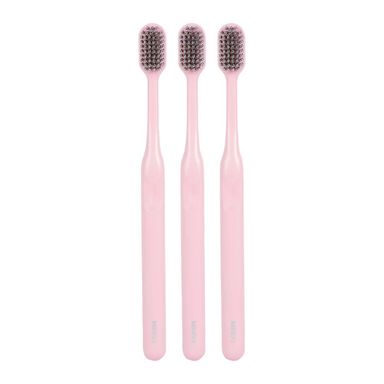 Paquete de cepillos dentales de cerdas suaves finas 3pzas - Miniso