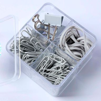 Set de suministros de oficina gris -  Miniso
