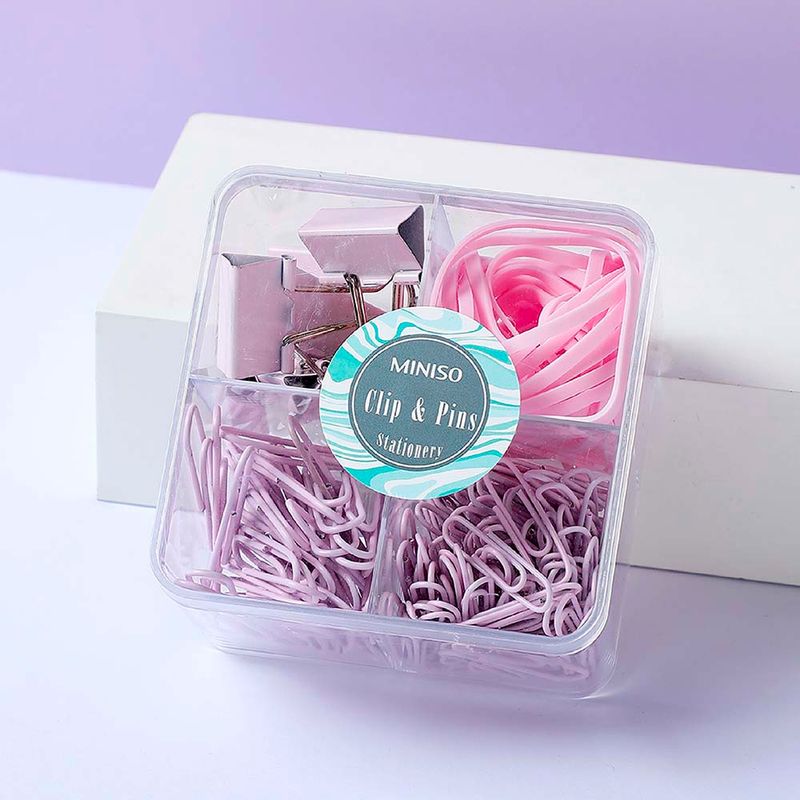 Set-de-suministros-de-oficina-rosa-Miniso-4-4766