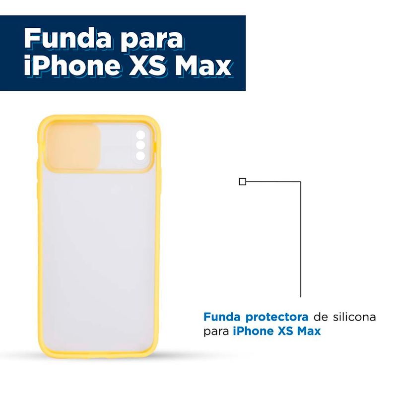Carcasa-para-celular-iphone-XS-MAX-con-cubierta-deslizante-para-lente-amarillo-Miniso-4-4853