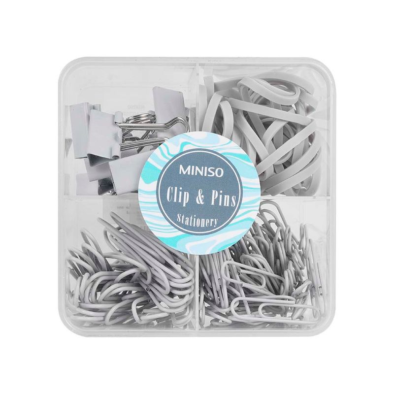Set-de-suministros-de-oficina-gris-Miniso-1-4765