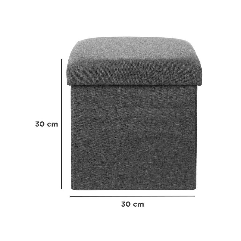 Taburete-de-almacenamiento-cuadrado-de-lino-gris-30-cm-Miniso-8-6283