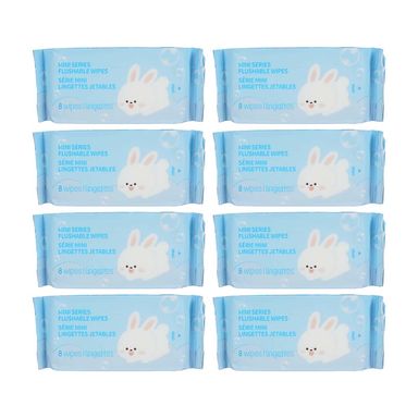 Toallas húmedas mini series 8 toallas x 8 paquetes -  Miniso