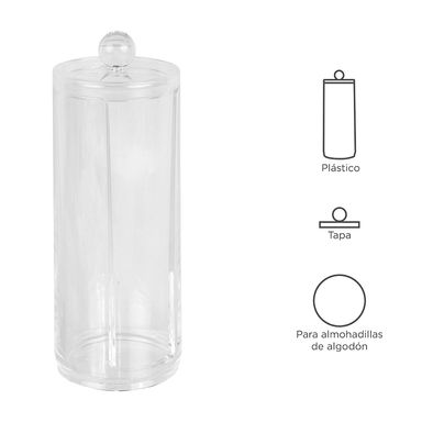 Organizador de algodones transparente -  Miniso