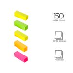 Post-it-colores-fluorescente-15-50mm-150-hojas-5-pzas-Miniso-3-4602