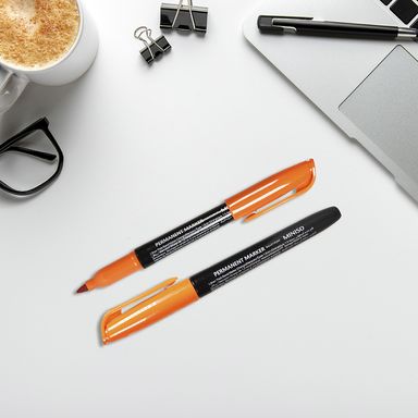 Plumon grueso de barril 1.0 mm naranja - Miniso