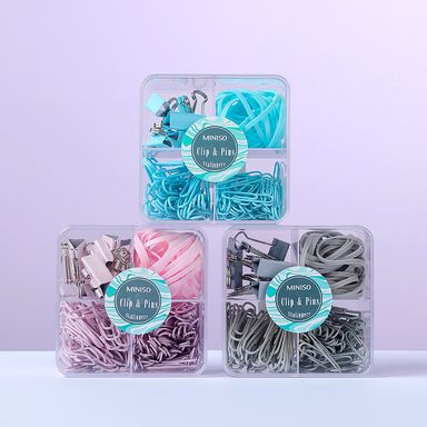 Set de suministros de oficina azul -  Miniso