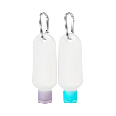 Botellas de compresión con mosquetón 50 ml 2 pzas - Miniso