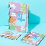 Libreta-con-espiral-A5-dazzling-world-banda-morada-100-hojas-Miniso-2-6893