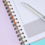 Libreta-con-espiral-A5-dazzling-world-banda-morada-100-hojas-Miniso-4-6893