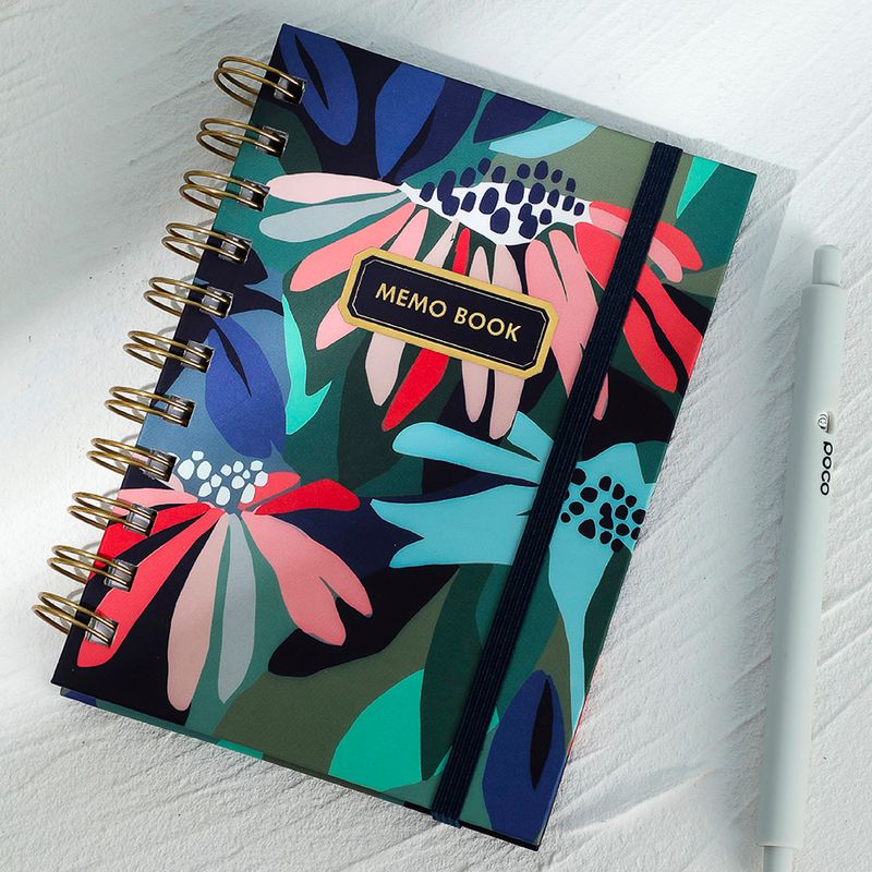 Libreta-con-espiral-A5-dazzling-world-banda-azul-obscuro-100-hojas-Miniso-2-6895