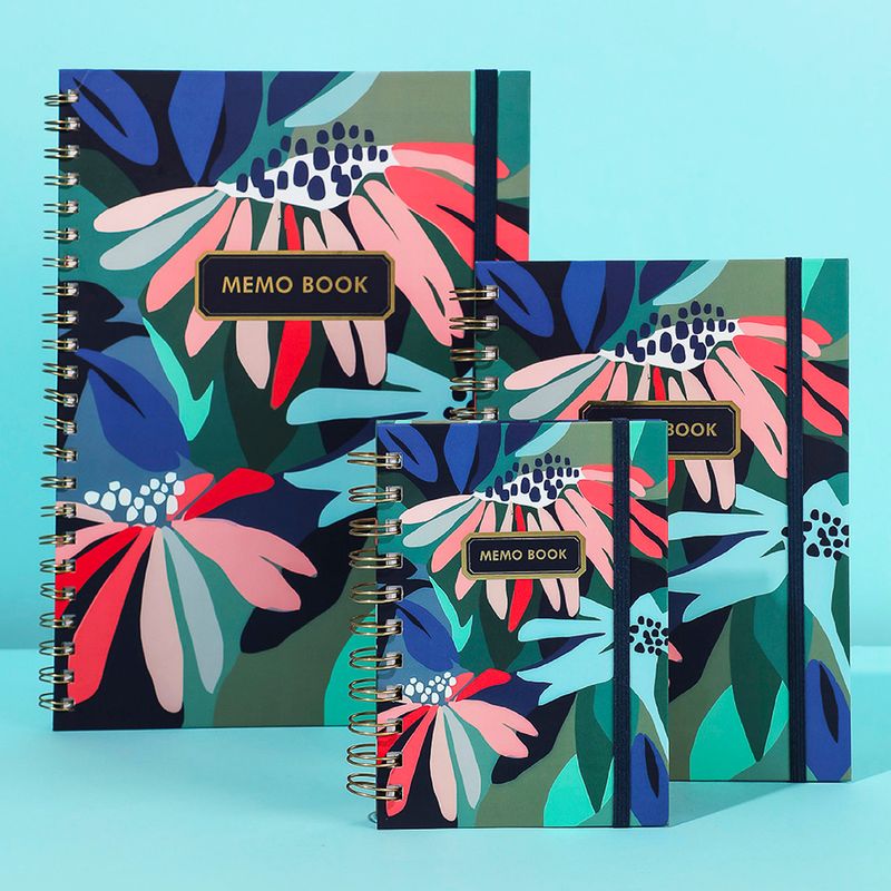 Libreta-con-espiral-A5-dazzling-world-banda-azul-obscuro-100-hojas-Miniso-5-6895