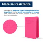 Portapasaporte-peque-o-rojo-rosa-Miniso-5-7390