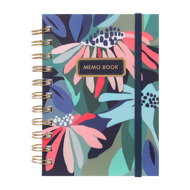 Libreta-con-espiral-A5-dazzling-world-banda-azul-obscuro-100-hojas-Miniso-1-6895