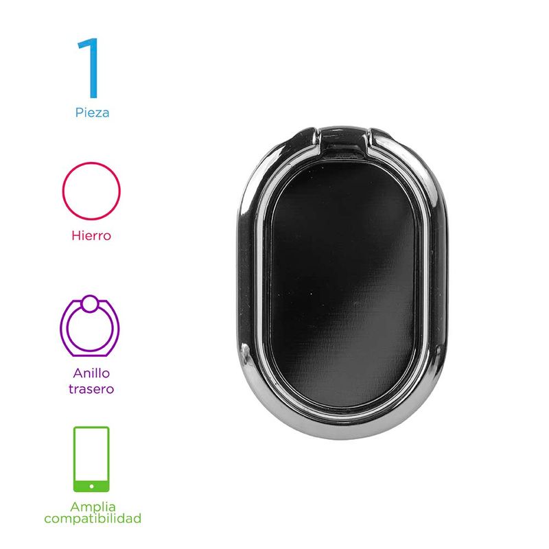 Soporte-de-anillo-de-metal-de-telefono-brillante-plateado-Miniso-3-9594
