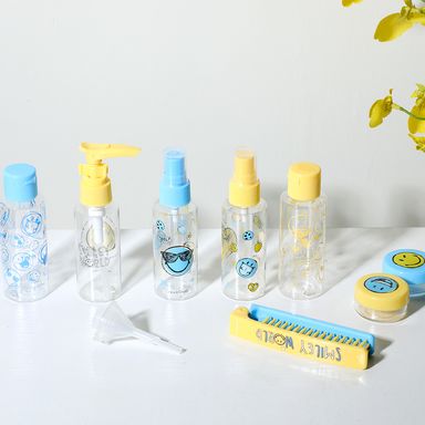 Set de viaje smileyworld series 10 pzas -  Miniso