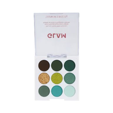 Sombra para ojos 9 tonos glam 04 lucky clover -  Miniso