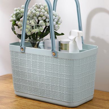 Cesto de almacenamiento con agarradera trenzado -  Miniso
