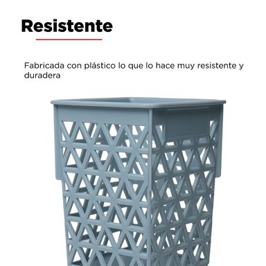 Organizador de plastico con patron de waffle 3 pzas -  Miniso