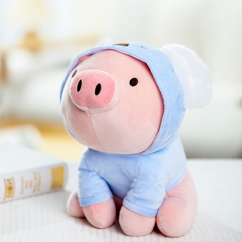 Peluche-de-cerdo-sentado-10-pulgadas-con-sombrero-de-koala-Miniso-2-11034