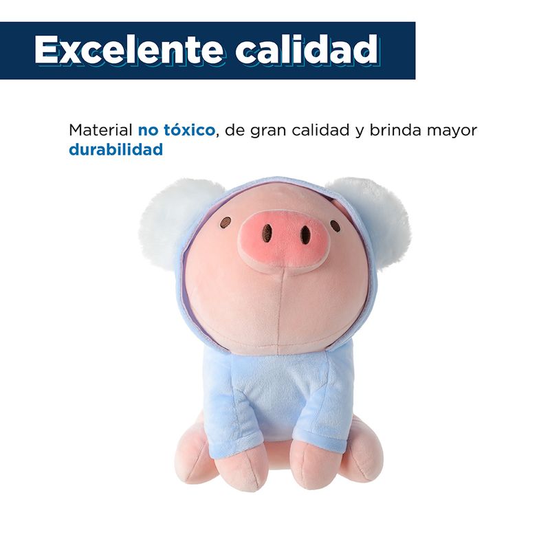 Peluche-de-cerdo-sentado-10-pulgadas-con-sombrero-de-koala-Miniso-4-11034