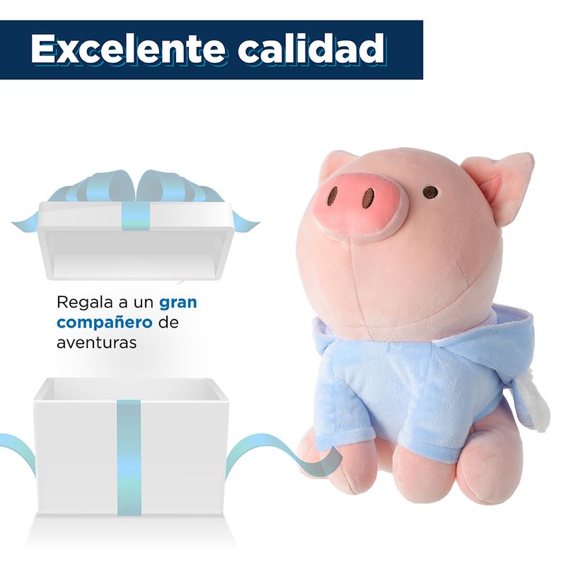 Peluche-de-cerdo-sentado-10-pulgadas-con-sombrero-de-koala-Miniso-5-11034