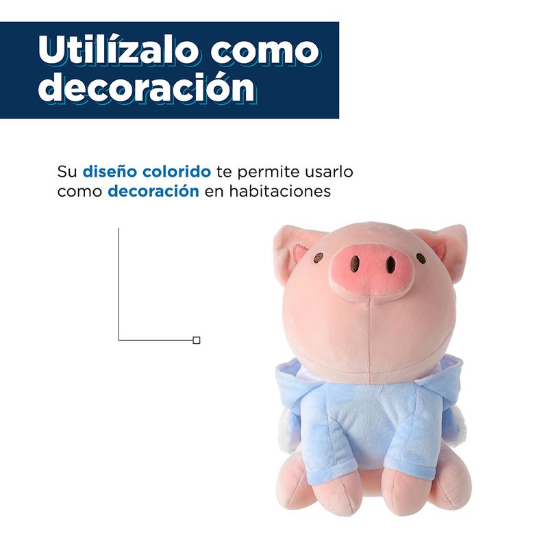 Peluche-de-cerdo-sentado-10-pulgadas-con-sombrero-de-koala-Miniso-6-11034