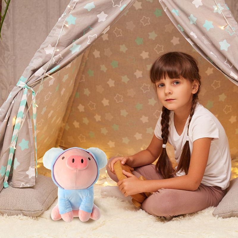 Peluche-de-cerdo-sentado-10-pulgadas-con-sombrero-de-koala-Miniso-7-11034