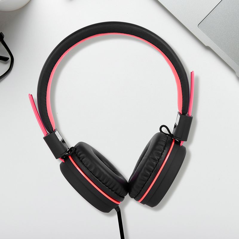Aud-fonos-de-diadema-de-cable-naranja-negro-Miniso-2-4904