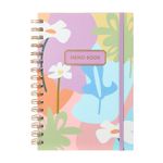 Libreta-con-espiral-A6-dazzling-world-banda-morada-90-hojas-Miniso-1-6890